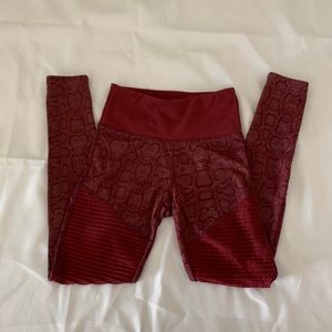 BSP Moto Snakeskin Full Length Leggings